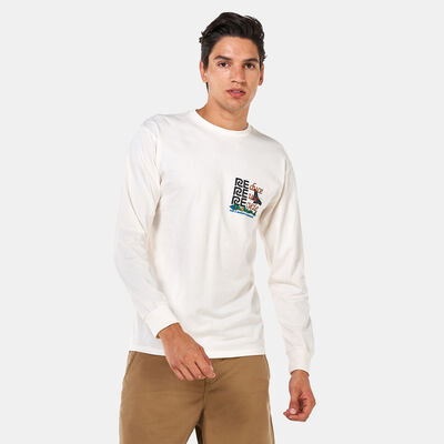 Vans Men's Eco Positivity Long Sleeve T-Shirt White
