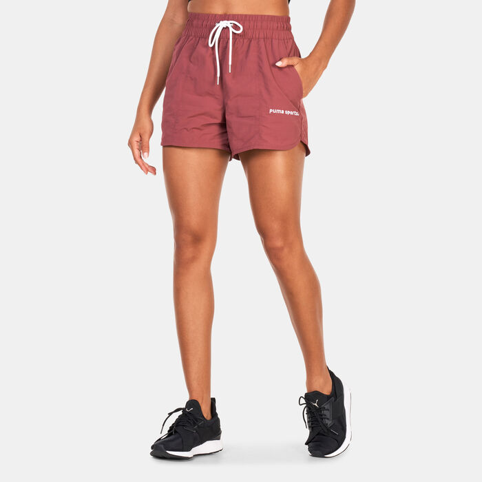 PUMA Women's TEAM Shorts Purple PUMA Women's TEAM Shorts Purple image number 0