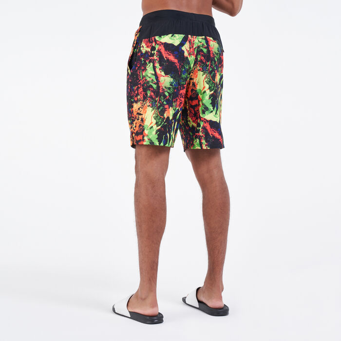 Nike Swim Men's 9-inch Volley Swimming Shorts yellow image number 1