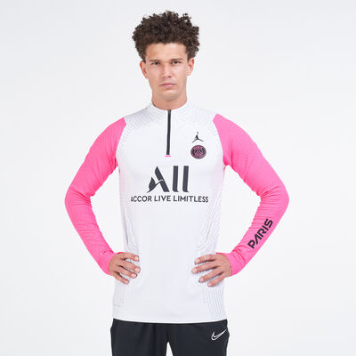 Nike Men's Paris Saint-Germain VaporKnit Strike Football Top Black