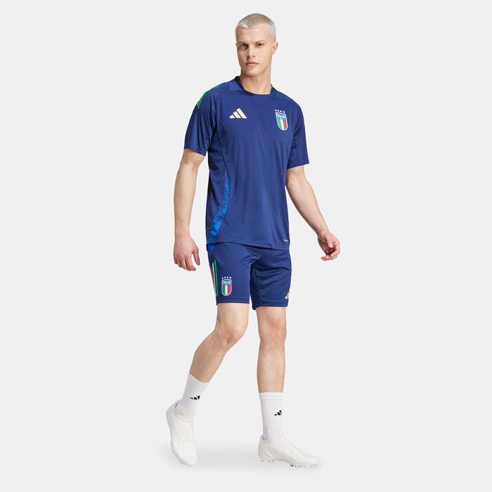 adidas Men's Italy Tiro Competition Training Football Shorts - 2024 Blue adidas Men's Italy Tiro Competition Training Football Shorts - 2024 Blue image number 2