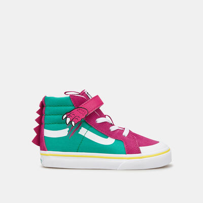 Vans Kids&rsquo; Dino SK8-HI Velcro Unisex Shoe (Baby and Toddler) Green