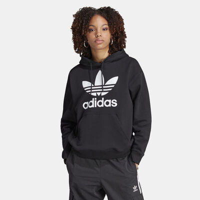 adidas Originals Women's Trefoil Hoodie Black adidas Originals Women's Trefoil Hoodie Black