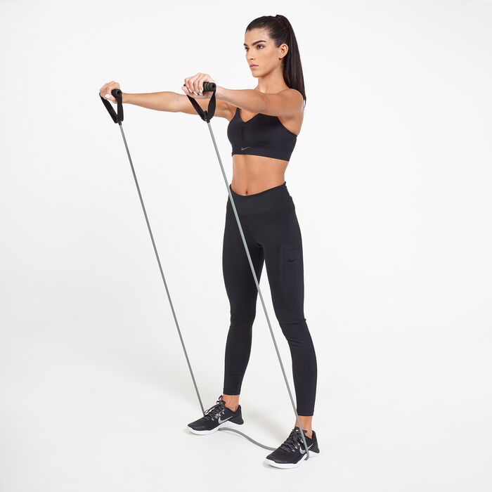 Nike Women's Indy Light-Support Padded Seamless Sports Bra Black Nike Women's Indy Light-Support Padded Seamless Sports Bra Black image number 2