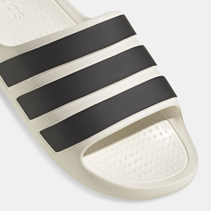 adidas Men's Adilette Flow Slides White adidas Men's Adilette Flow Slides White image number 4