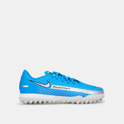 Nike Kids' Jr. Phantom GT Academy Turf Ground Football Shoe Blue