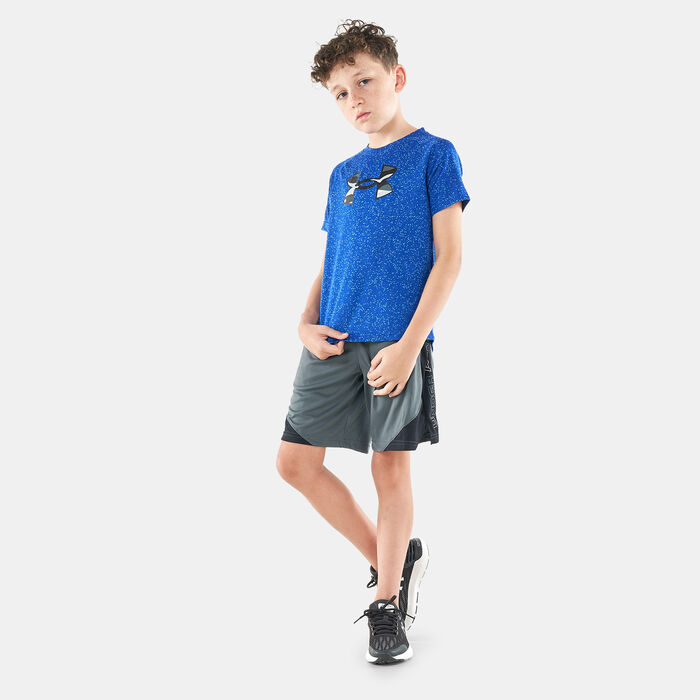 Under Armour Kids' UA Tech 2.0 Nova T-Shirt Blue Under Armour Kids' UA Tech 2.0 Nova T-Shirt Blue image number 2