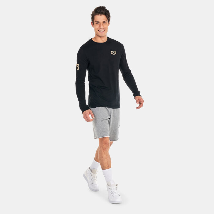 Jordan Men's Holiday Long-Sleeve T-Shirt Black Jordan Men's Holiday Long-Sleeve T-Shirt Black image number 2