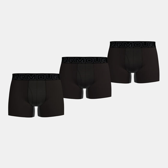 Under Armour Men's Performance Tech Boxers (3 Pieces) Black Under Armour Men's Performance Tech Boxers (3 Pieces) Black image number 0
