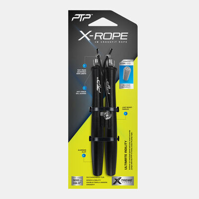 PTP X Rope Jump Rope (3 Metre) Black PTP X Rope Jump Rope (3 Metre) Black