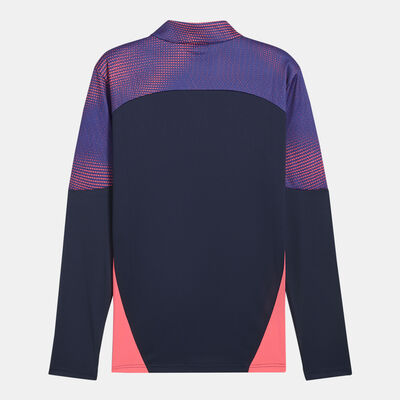 PUMA Men's individualFINAL 1/4-Zip Football Top Blue