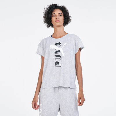 PUMA Women's Modern Sports T-Shirt Grey