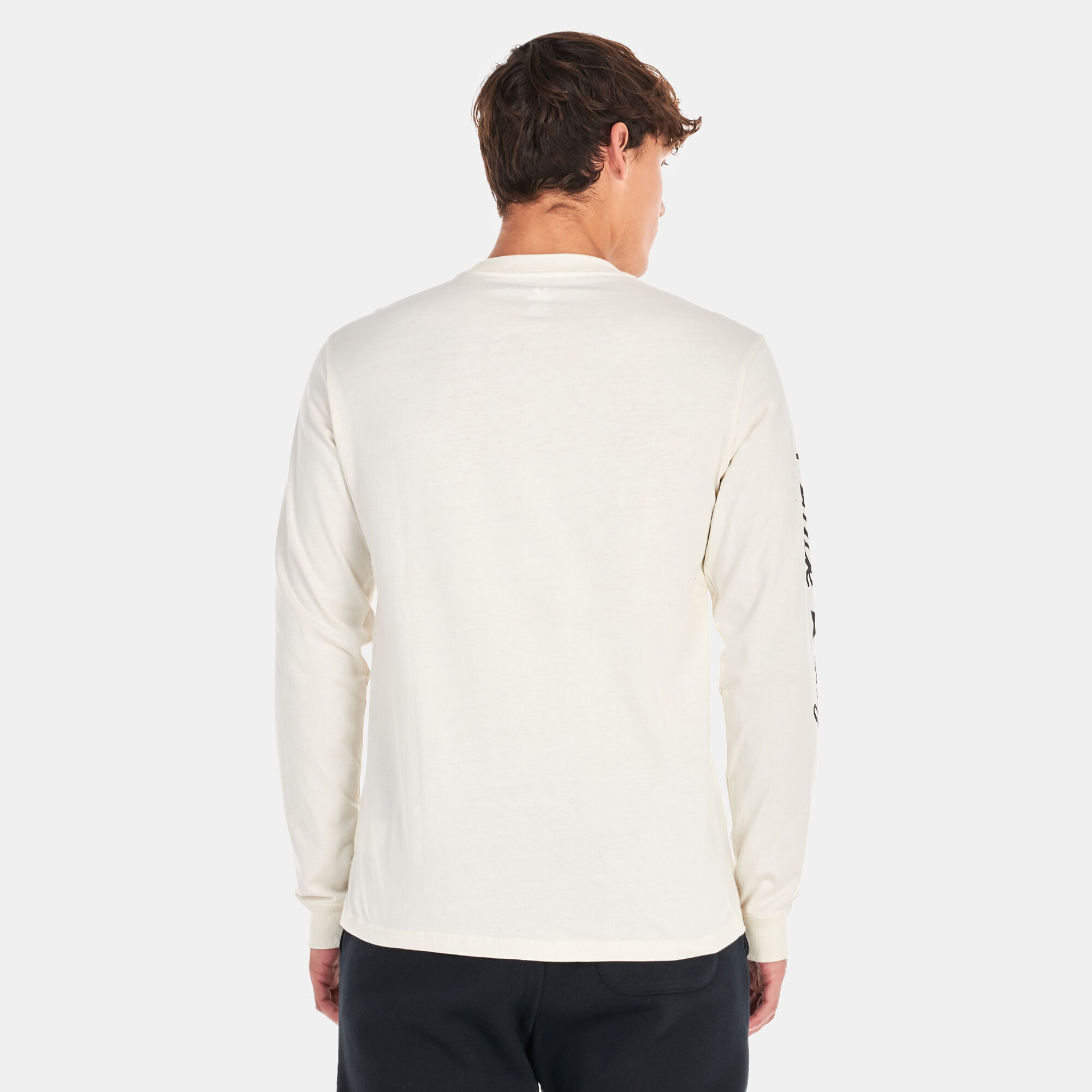 Logo Placement Script Star T Shirt White Converse in Qatar SSS