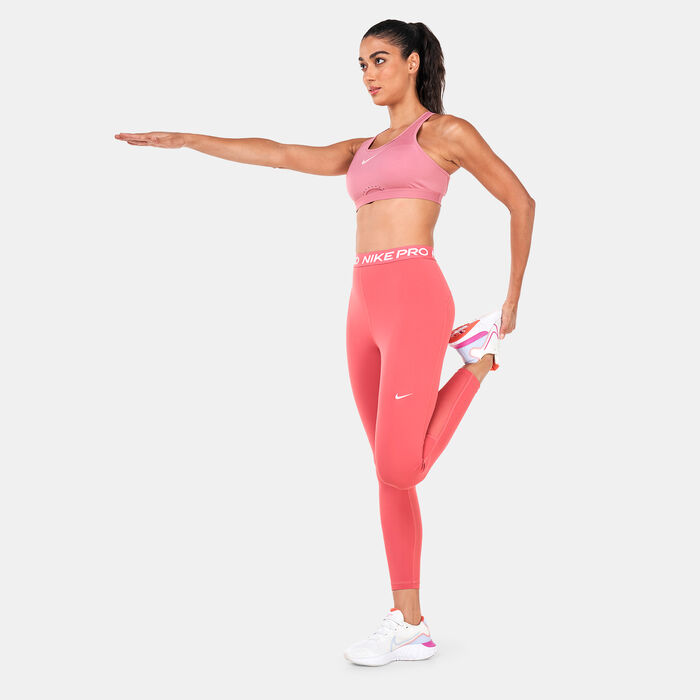 Nike Women's Dri-FIT Swoosh High-Support Sports Bra Pink Nike Women's Dri-FIT Swoosh High-Support Sports Bra Pink image number 2