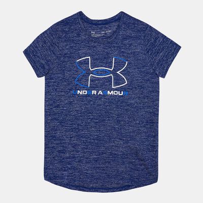 Under Armour Kids' UA Tech™ Big Logo Twist T-Shirt Blue Under Armour Kids' UA Tech™ Big Logo Twist T-Shirt Blue