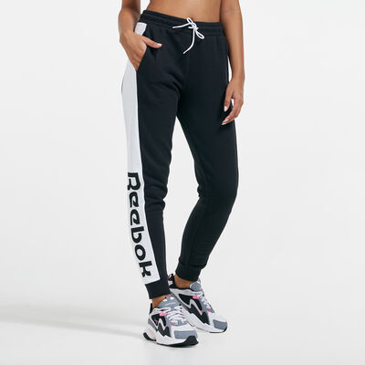 Reebok Women's Linear Logo Sweatpants Black