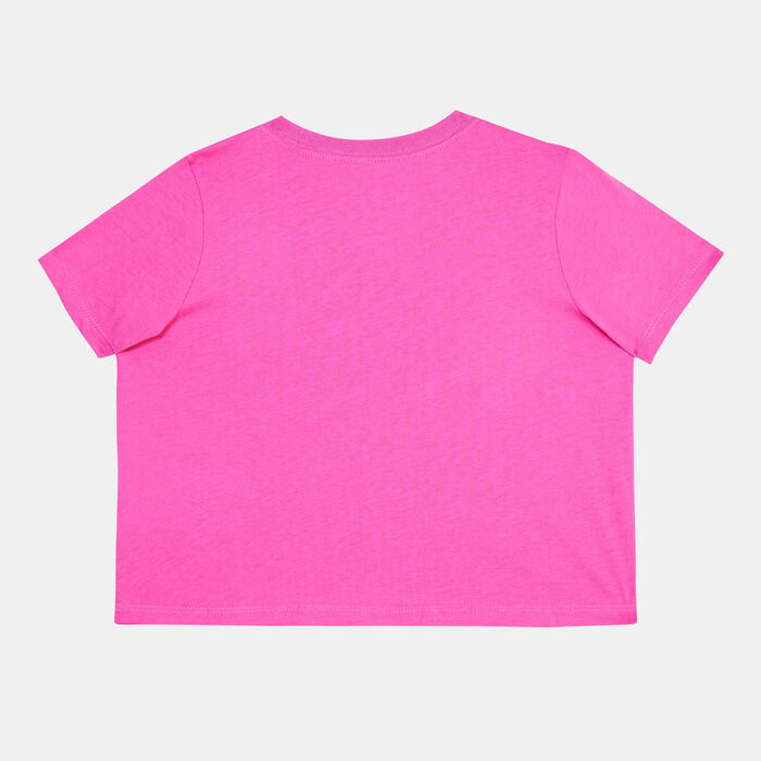 Nike Kids' Sportswear Cropped T-Shirt (Older Kids) Pink Nike Kids' Sportswear Cropped T-Shirt (Older Kids) Pink image number 1