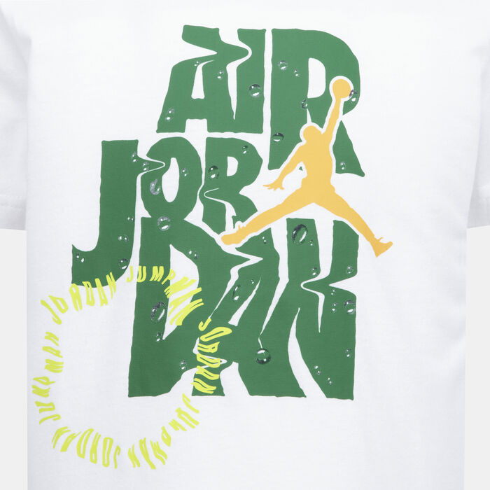 Nike Kids' Fuel Up Cool Down Drops T-Shirt White Nike Kids' Fuel Up Cool Down Drops T-Shirt White image number 2