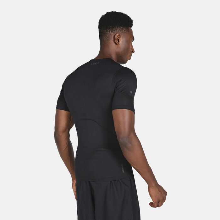 Under Armour Men's Rush HeatGear 2.0 T-Shirt Black Under Armour Men's Rush HeatGear 2.0 T-Shirt Black image number 1