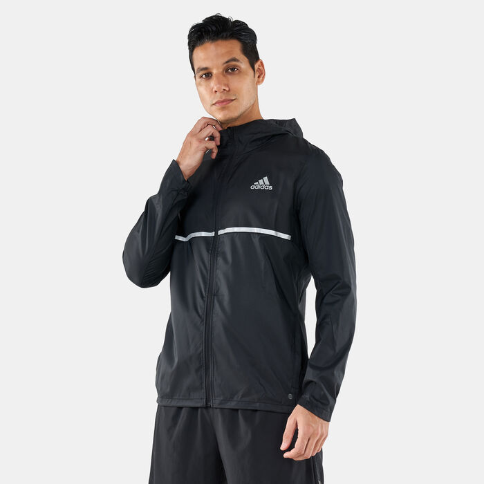 adidas Men's Own the Run Jacket Black adidas Men's Own the Run Jacket Black image number 0