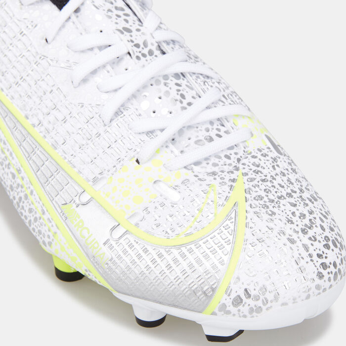 Nike Kids' Mercurial Vapor 14 Academy Multi-Ground Football Shoe White image number 4