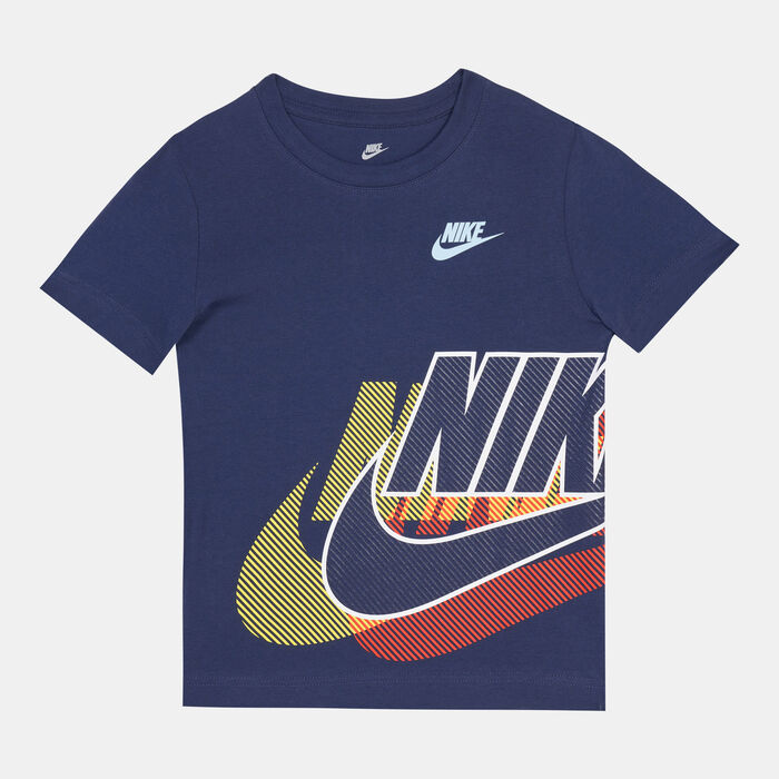 Nike Kids' Futura Sidewinder T-Shirt Blue Nike Kids' Futura Sidewinder T-Shirt Blue image number 0