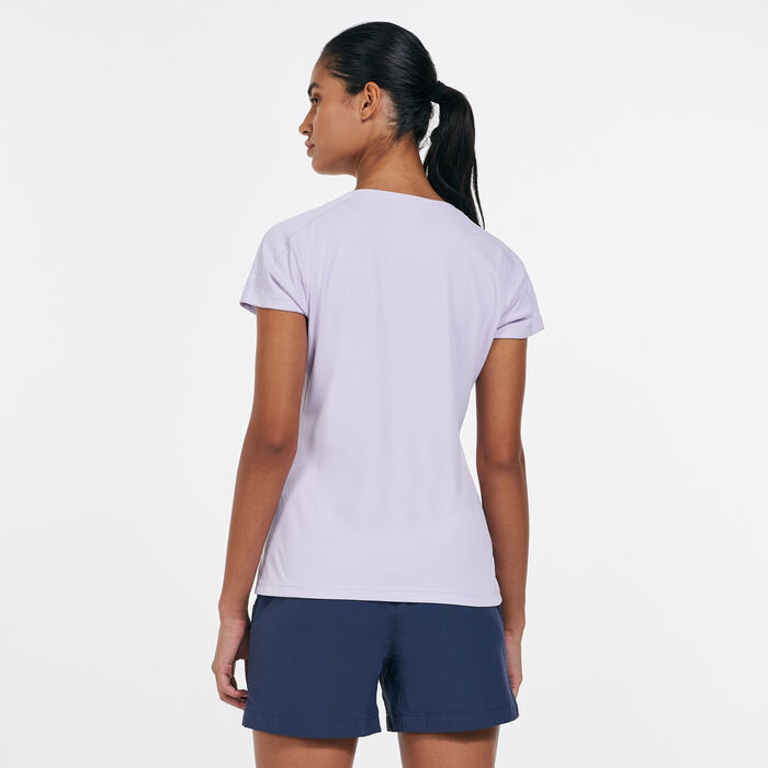 Columbia Women's Zero Rules™ T-Shirt Purple Columbia Women's Zero Rules™ T-Shirt Purple image number 1