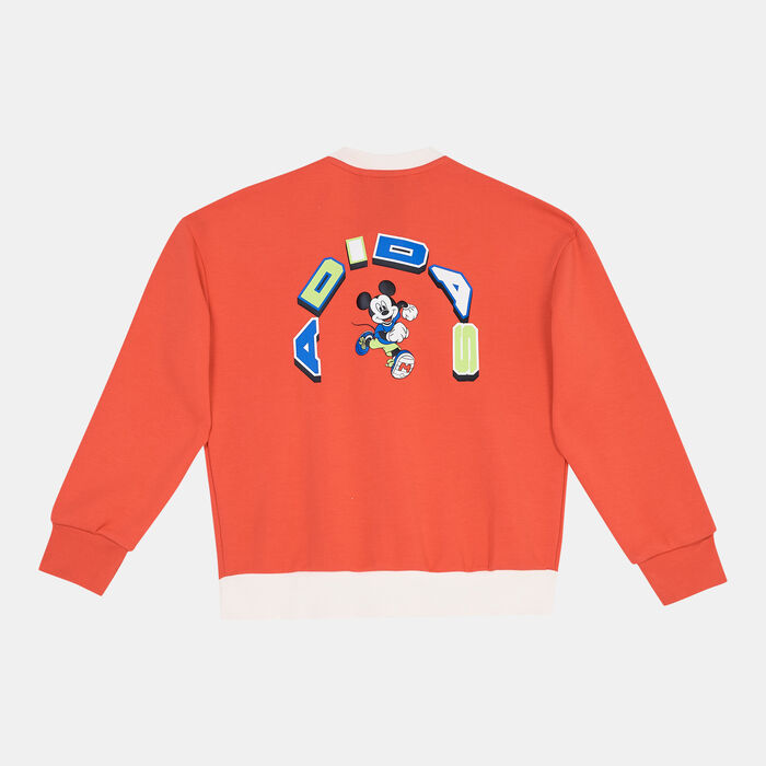 adidas Kids' x Disney Mickey Mouse Track Jacket Red image number 1
