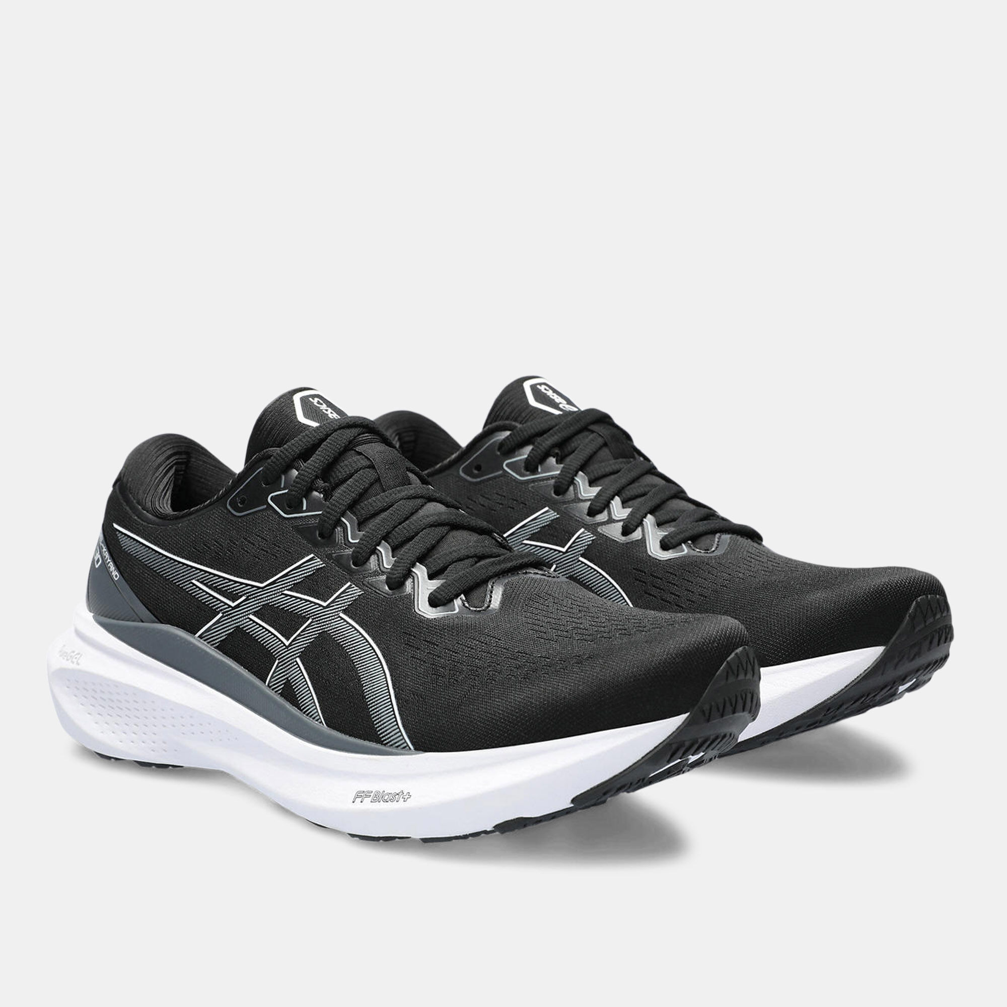 Men's GEL-KAYANO 30 Wide Running Shoes Black Asics in Qatar -SSS