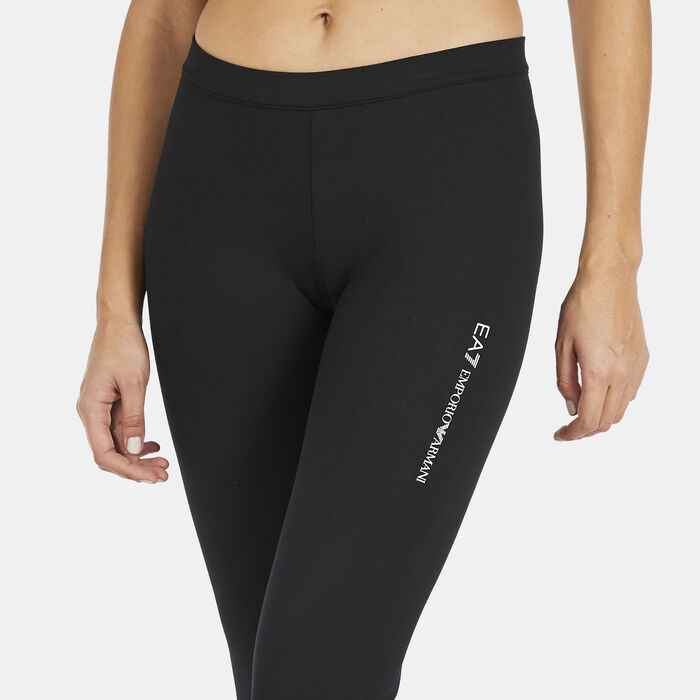 EA7 Emporio Armani Women's Train Master Leggings Black EA7 Emporio Armani Women's Train Master Leggings Black image number 3