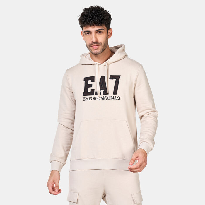 EA7 Emporio Armani Men's University Pack Hoodie Beige EA7 Emporio Armani Men's University Pack Hoodie Beige image number 0
