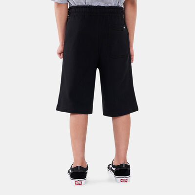 Vans Kids' Logo Repeat Fleece Shorts Black