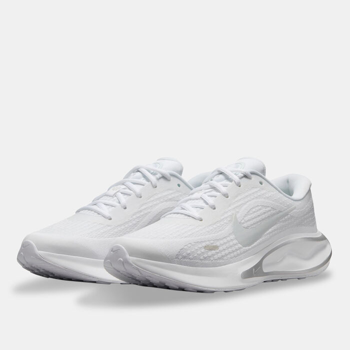 Nike Women's Journey Run Road Running Shoes White Nike Women's Journey Run Road Running Shoes White image number 1