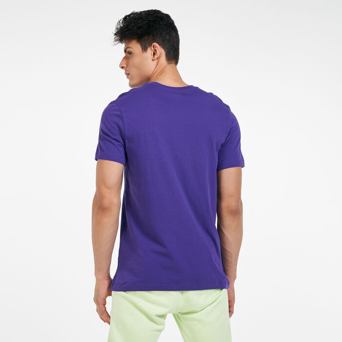 Nike Men's Sportswear Swoosh T-Shirt Purple Nike Men's Sportswear Swoosh T-Shirt Purple image number 1