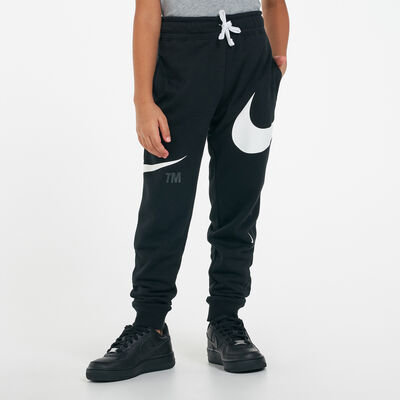 Nike Kids' Swoosh Sportswear Pants (Older Kids) Black Nike Kids' Swoosh Sportswear Pants (Older Kids) Black