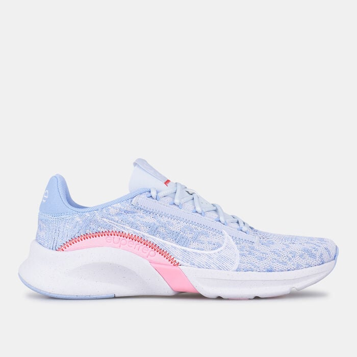 Nike Women's SuperRep Go 3 Flyknit Next Nature Training Shoe Blue Nike Women's SuperRep Go 3 Flyknit Next Nature Training Shoe Blue image number 0