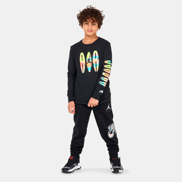 Jordan Kids' MJ MVP Graphic Long Sleeve T-Shirt (Older Kids) Black Jordan Kids' MJ MVP Graphic Long Sleeve T-Shirt (Older Kids) Black image number 2