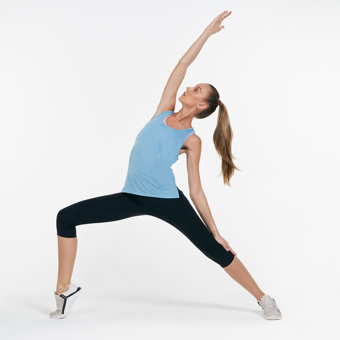 Nike Women's Yoga Tank Top Blue image number 2