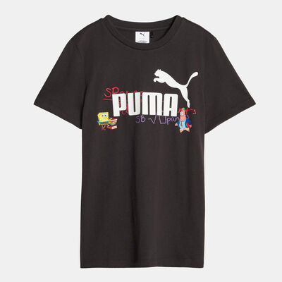 PUMA Kids' X SPONGEBOB T-Shirt Black