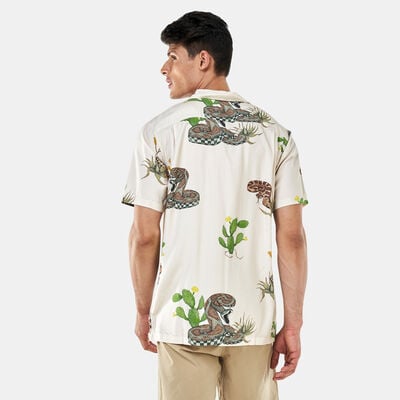 Vans Men's Desert Pack Woven Shirt White Vans Men's Desert Pack Woven Shirt White