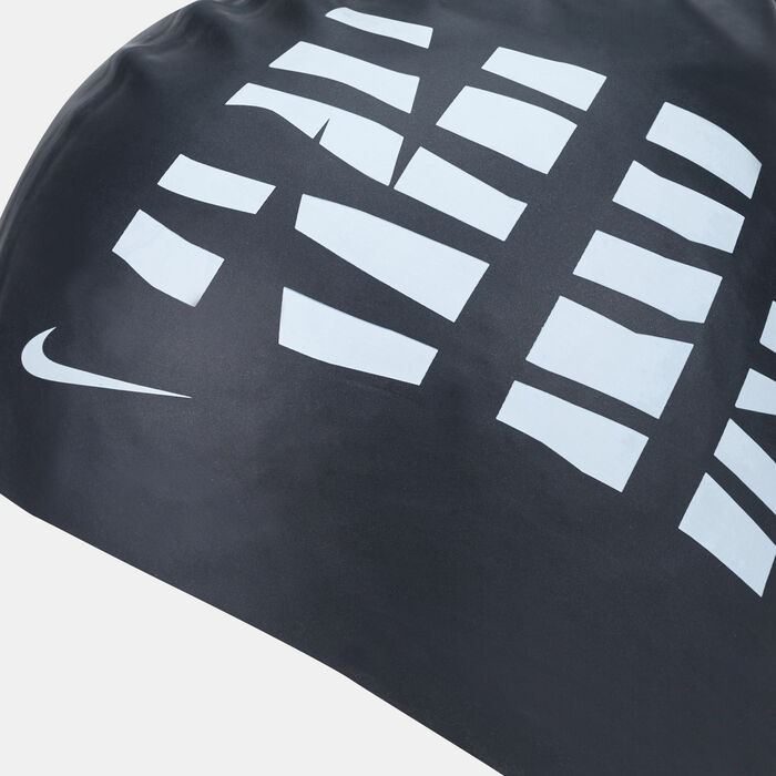 Nike Swim Wave Stripe Adult Swimming Cap Black Nike Swim Wave Stripe Adult Swimming Cap Black image number 2