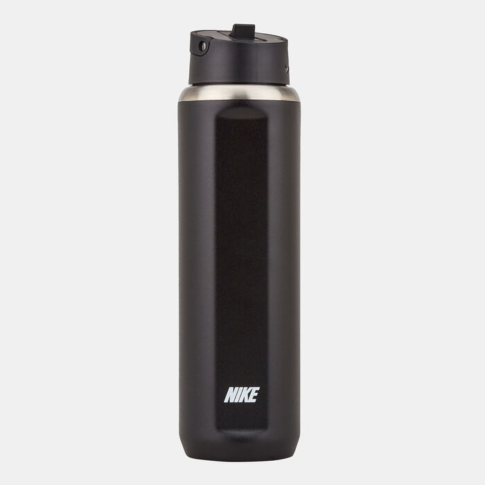 Nike Stainless Steel Recharge Straw Water Bottle Black Nike Stainless Steel Recharge Straw Water Bottle Black image number 1