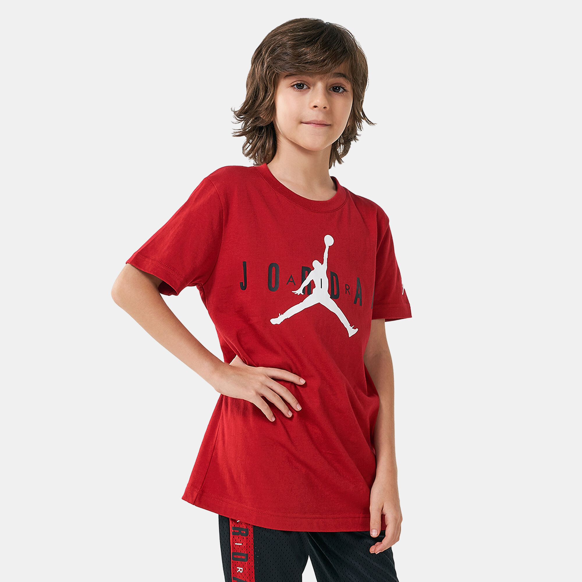 Kids Air T Shirt Older Kids Red Jordan in Qatar SSS