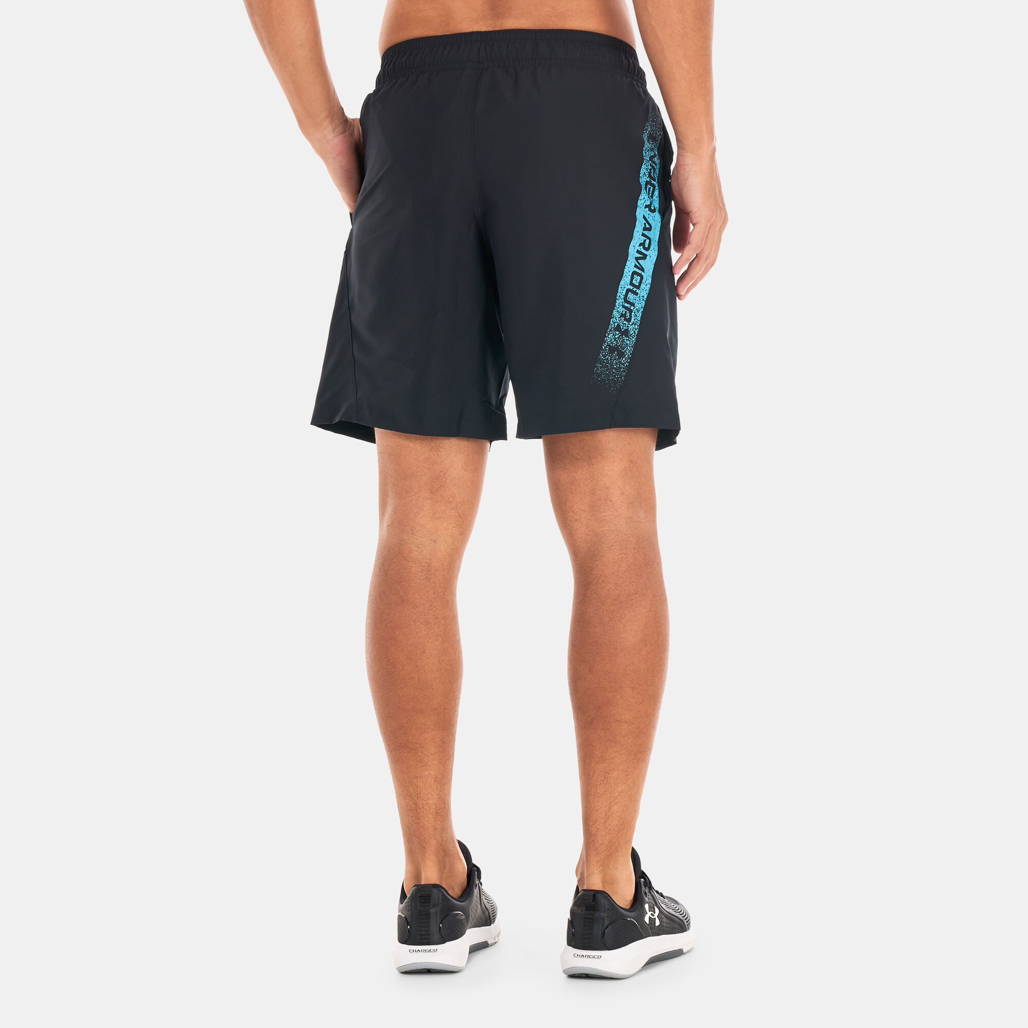 Men's ua woven graphic shorts discount