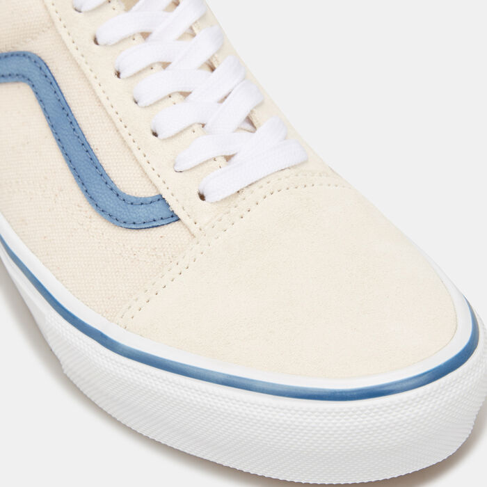 Vans Raw Canvas Skate Old Skool Unisex Shoe White image number 4