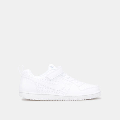 Nike Kids' Court Borough Low Basketball Shoe White