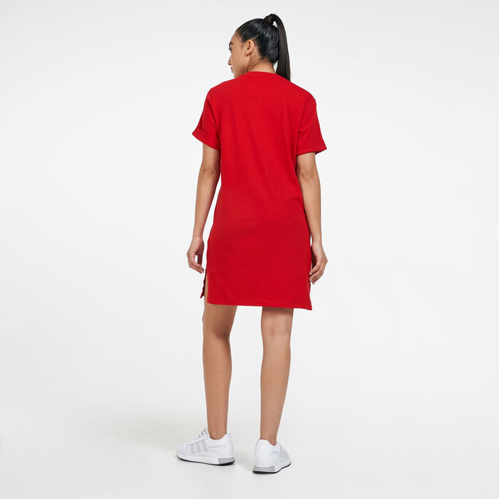 adidas Originals Women's Adicolor Classics T-Shirt Dress Multi adidas Originals Women's Adicolor Classics T-Shirt Dress Multi image number 1