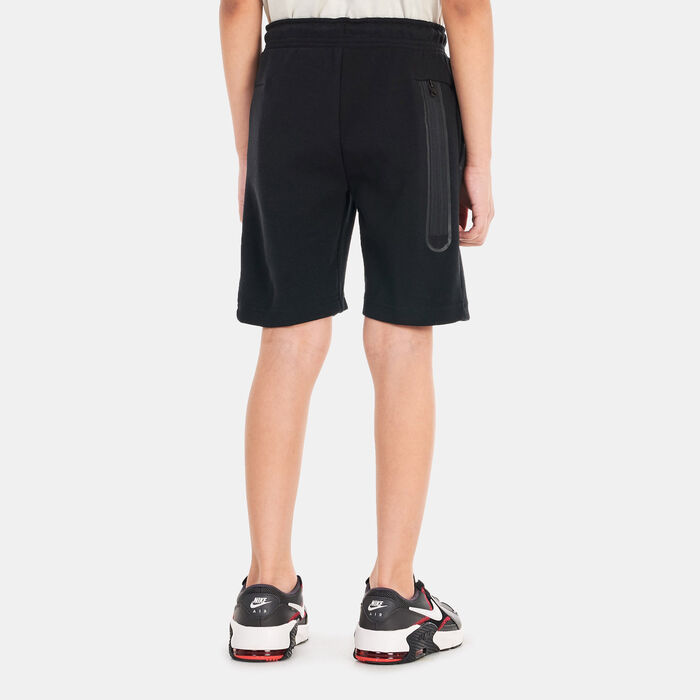 Nike Kids' Tech Fleece Shorts Black Nike Kids' Tech Fleece Shorts Black image number 1
