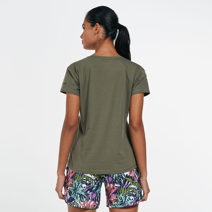 Columbia Women's Sun Trek™ T-Shirt Green Columbia Women's Sun Trek™ T-Shirt Green image number 1