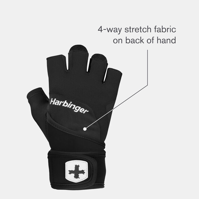 Harbinger Grip 2.0 Training Gloves Black Harbinger Grip 2.0 Training Gloves Black image number 2